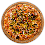 Spicy Veg Pizza  10" 