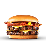 1/4 Lb Cheese Burger With Bacon  Single 